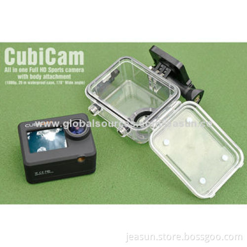 1,080P 50M Waterproof Sports Action Camera with Remote Controller, 800mAh Capacity